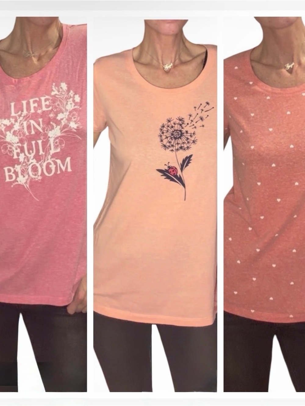 Bundle of 3 womens St. Johns Bay T-shirts